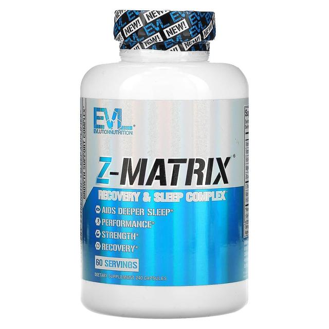 EVLution Nutrition, Z-Matrix, Recovery & Sleep Complex, 240 Capsule on Productcaster.