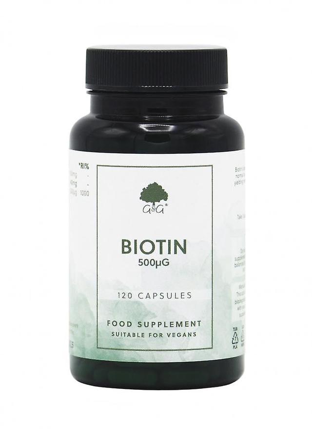 G&g vitamins biotin 500ug 120's on Productcaster.