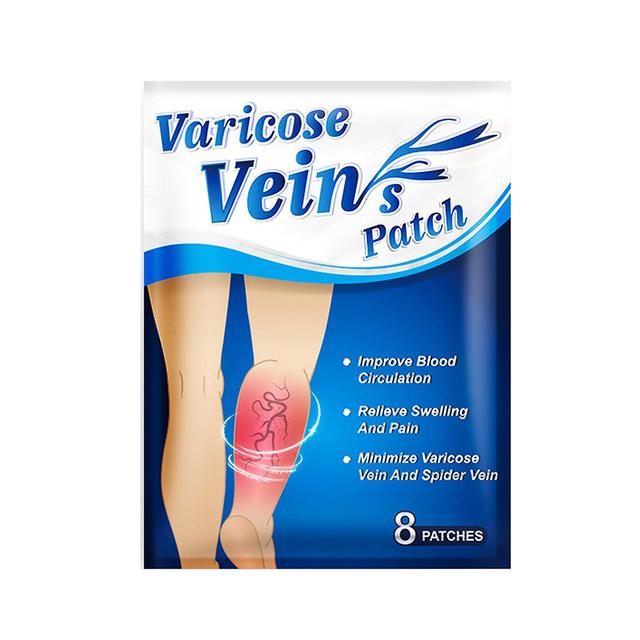 ¡Lo más vendido!8pcs Reducir la hinchazón Extracto de hierbas Vasculitis Venas varicosas Parche Aliviar el dolor on Productcaster.