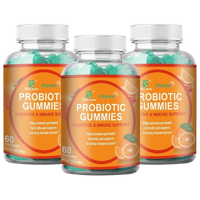 1-pack Probiotische Gummies | Bevorder de spijsvertering gezondheid - Boost immuunsysteem en spijsvertering supplement 60 Gummies / fles 3PCS on Productcaster.