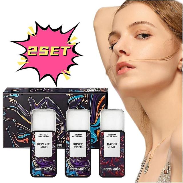 2set Peromone Festes Parfüm-Set, Pheromotherapie Tragbares Parfüm Lang Anhaltendes Pheromon Männer ziehen Frauen an Erwachsene Weiblich on Productcaster.