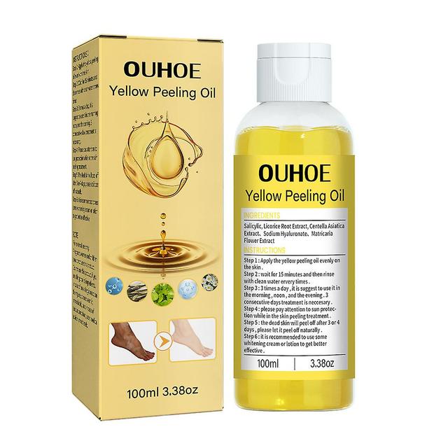 1-3pcs Huile Peeling Jaune Double Force 100ml 1pc on Productcaster.