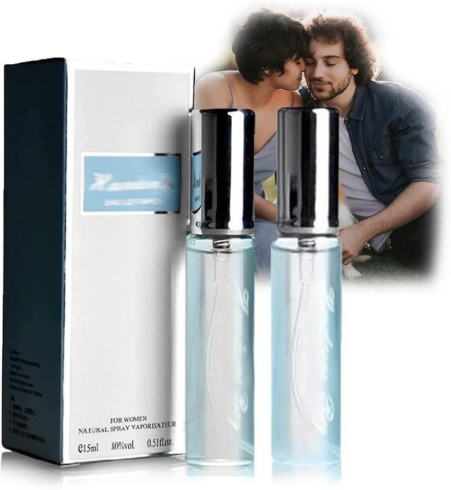 Pheromone Perfume Spray, Pheromone Infused Spray Lure Perfume Cologne Long Lasting Sex Pm Eau De Parfum Enhancing Intimacy 2pcs 15ml Blue for Men on Productcaster.