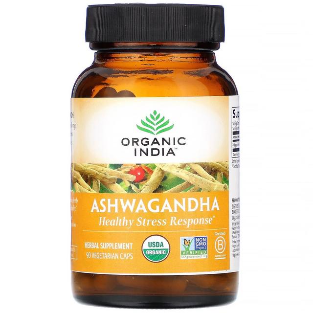 Organic India Bio Indien, Ashwagandha, 90 Vegetarische Kapseln on Productcaster.