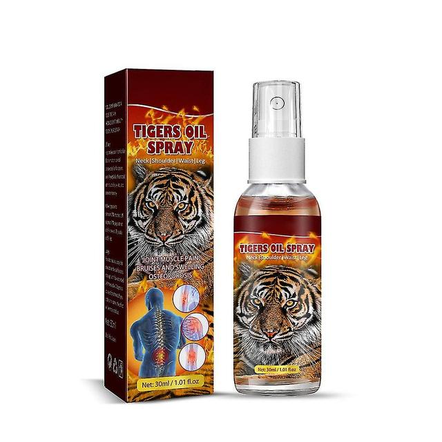 30ml Tiger Oil Spray Muscle Joint Spine Lumbar Pain Relief Essence Liquid 2023-I on Productcaster.