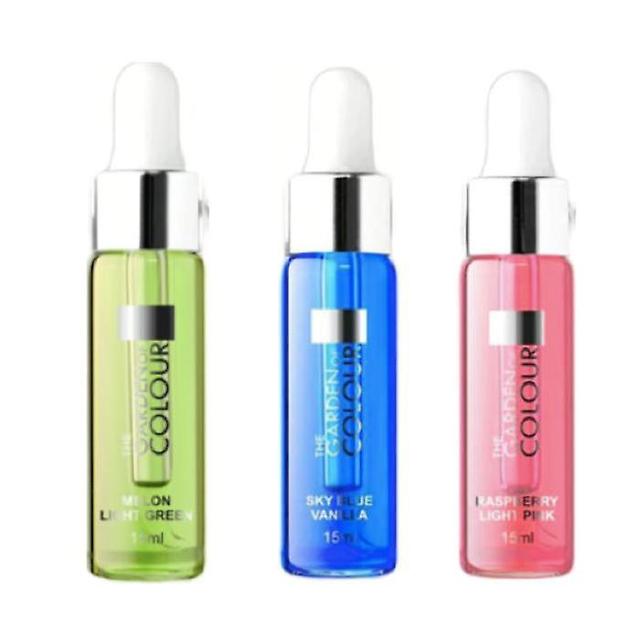 The Garden Of Colour 3-pack - Cuticle Oil - Melon, Vanilla, Raspberry - 15ml on Productcaster.