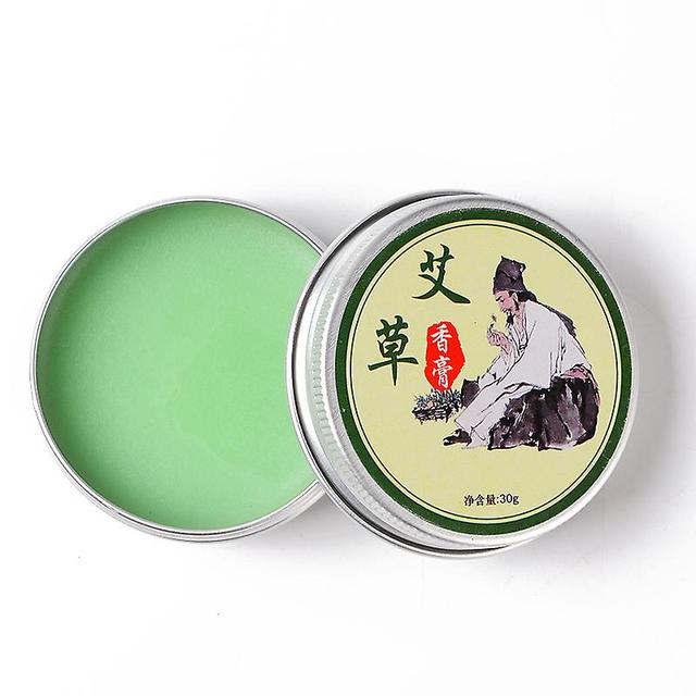 Qian 1pcs Wormwood Ointment Cooling Oil Moxa Moxibustion Cream Balm Anti Motion Itching Chinese Medical Herbal Plaster on Productcaster.