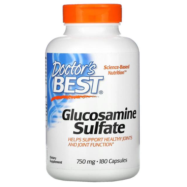 Doctor's Best, Sulfato de glucosamina, 750 mg, 180 Cápsulas on Productcaster.