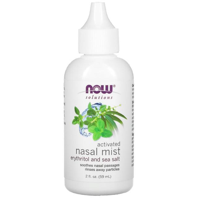 NOW Foods, Solutions, Activated Nasal Mist, 2 fl oz (59 ml) on Productcaster.