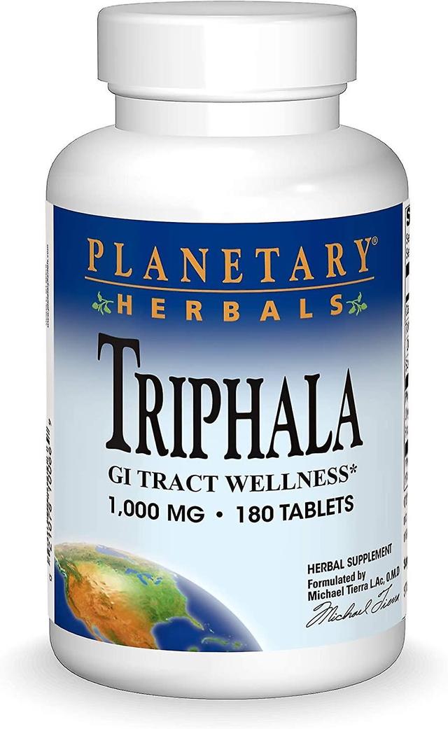 Planetary Herbals Triphala 1 000 mg 180 tablettia on Productcaster.