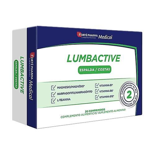 Forté Pharma Lumbactive back for muscle pain 20 tablets on Productcaster.