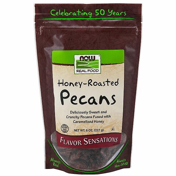 Now Foods Honey Roasted Pecans, 8 oz (paquete de 1) on Productcaster.