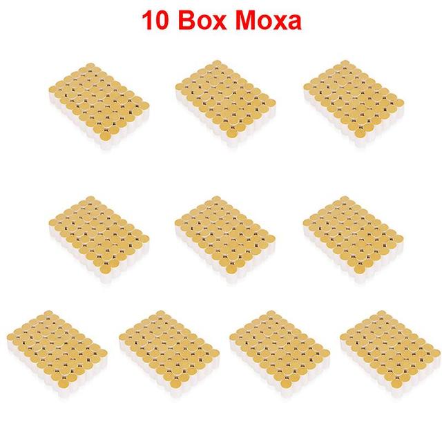 Dinoply 50:1 Pure Moxa Gold Herb Wild Mugwort Artemisia Chinese Moxibustion Acupuntura Heating Therapy Moxa Meridian 10 Years 10 Box Moxa on Productcaster.