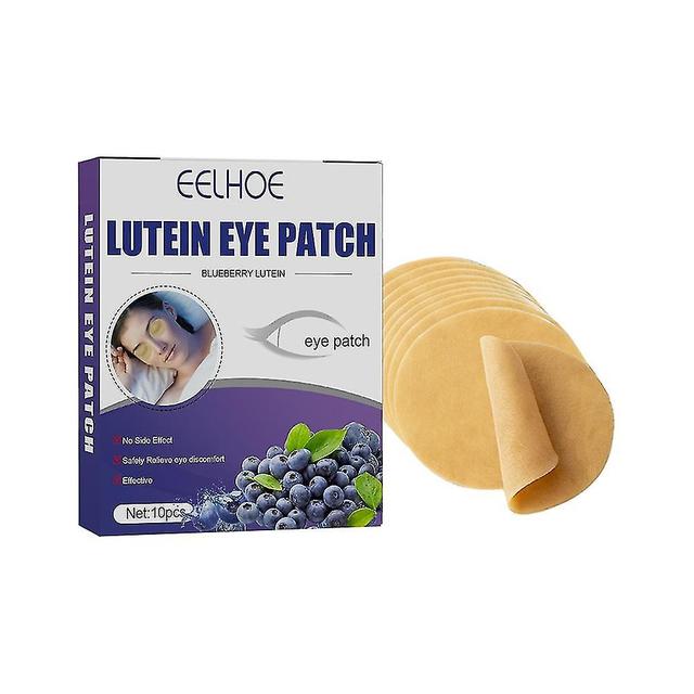 10 Stück Blaubeer-Lutein-Augenklappe Entspannen Sie sich Lindern Sie Augenermüdung Schützen Sie die Sehkraft Trockenheit verschwommen 10pcs on Productcaster.