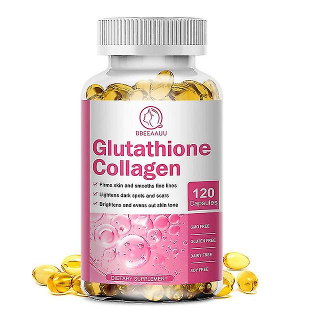 Guoguo Glutathione Capsule With Collagen Whitening Anti Uv Anti-wrinkle Delaying Aging Increases Skin Elasticity Boosts Immune System 120pcs on Productcaster.