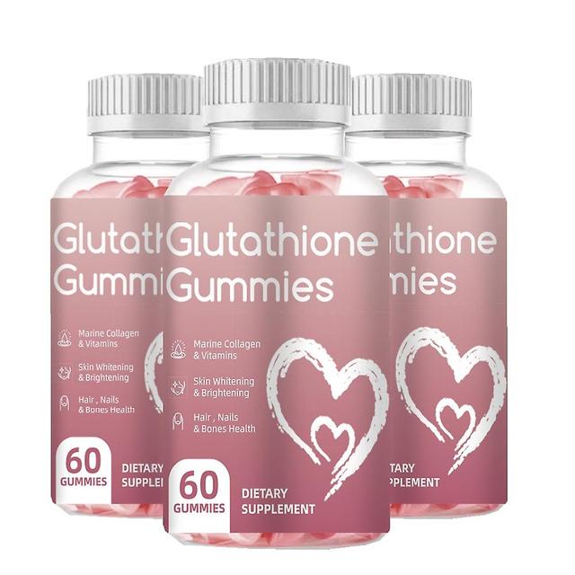 3x Glutathione Glycine Gummies Skin Health Anti-Aging Whitening Supplement on Productcaster.