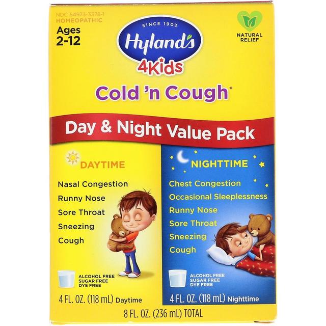 Hyland's, 4 Kinderen, Cold 'n Cough, Day &Night Value Pack, Leeftijd 2-12, 4 fl oz (118 on Productcaster.