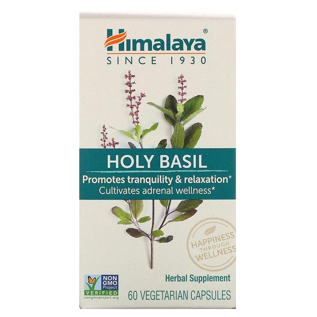 Himalaya, Holy Basil, 60 Vegetarian Capsules on Productcaster.