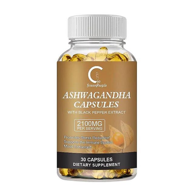 Nature Ashwagandha Capsule supplement to maintain energy Man&Woman Hormones Endocrine Regulation tonicTIB TIB . 30pcs on Productcaster.