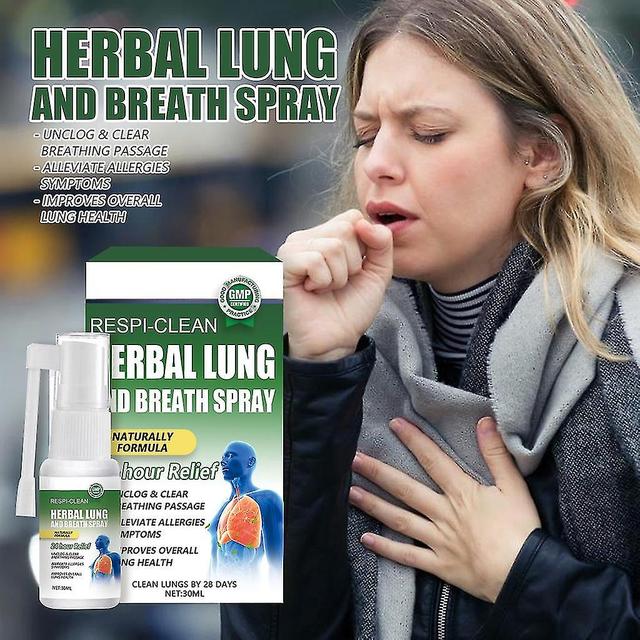 Mike Herbal Lung Cleansing Spray, Breath Detox Herbal Lung Cleansing Spray, Breathdetox Herbal Spray, Natural Herbal Lung Liquid, Cleaning And Deto... on Productcaster.