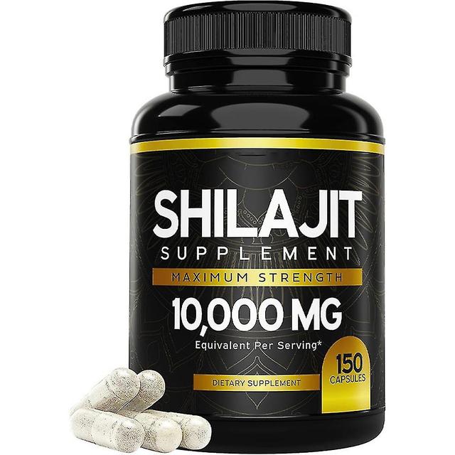 1/2/3/4/5PCS Pure Shilajit10000mg 150Caps Asphaltum Naturally Occurring Fulvic Acid Non GMO on Productcaster.