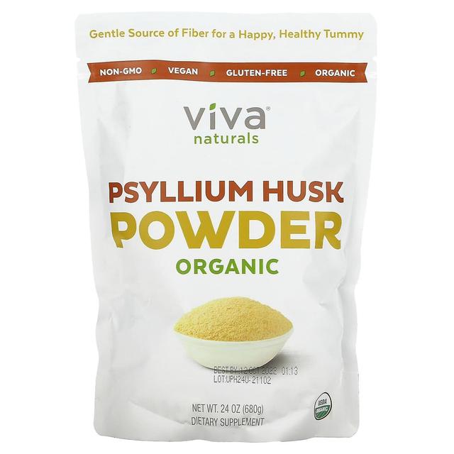 Viva Naturals, Organiczny proszek łuski psyllium, 24 oz (680 g) on Productcaster.