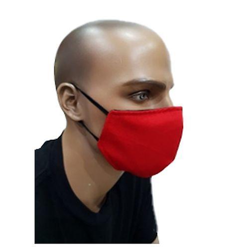 Giftscircle Plain Cloth Face Mask for Adult - Red, 1 Each (Pack of 1) on Productcaster.