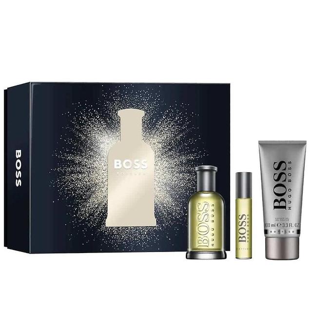 Giftset Hugo Boss Bottled Edt 100ml + Shower Gel 100ml + Edt 10ml on Productcaster.