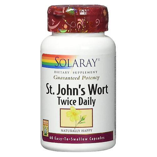 Solaray St. John's Wort två gånger dagligen, 60 kepsar (Paket med 2) on Productcaster.