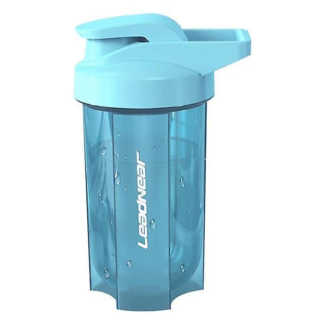 Scvvd 500ml Fitness Sports Water Bottle Fashion Simple Shaker Cup Protein Powder Nutrition Milkshake Mixin Blue on Productcaster.