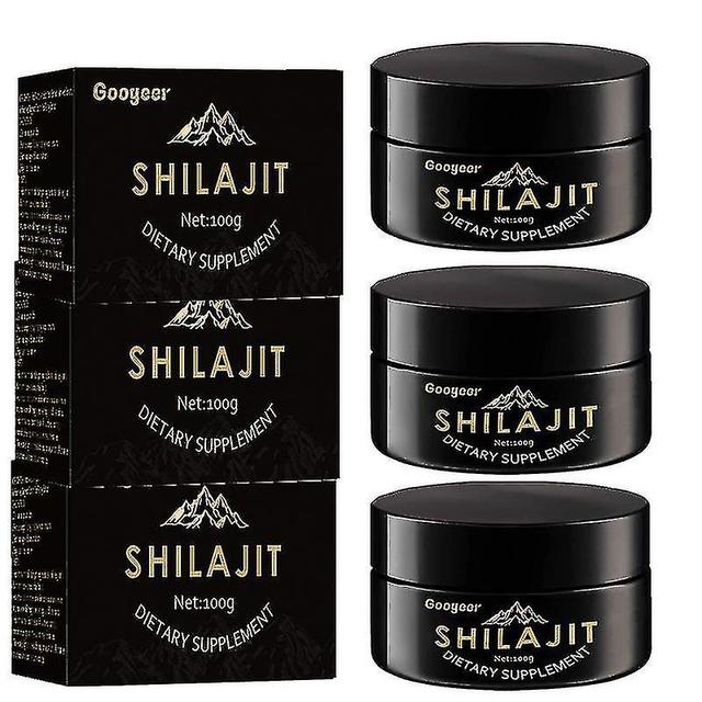 3pcs Himalayan Shilajit Supplements, 100g, 100% Pure, Lab Tested, Safest & Highest Potency on Productcaster.