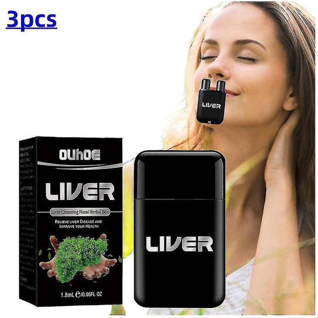 3pcs Vegan Liver Cleaning Nasal Herbal Box on Productcaster.