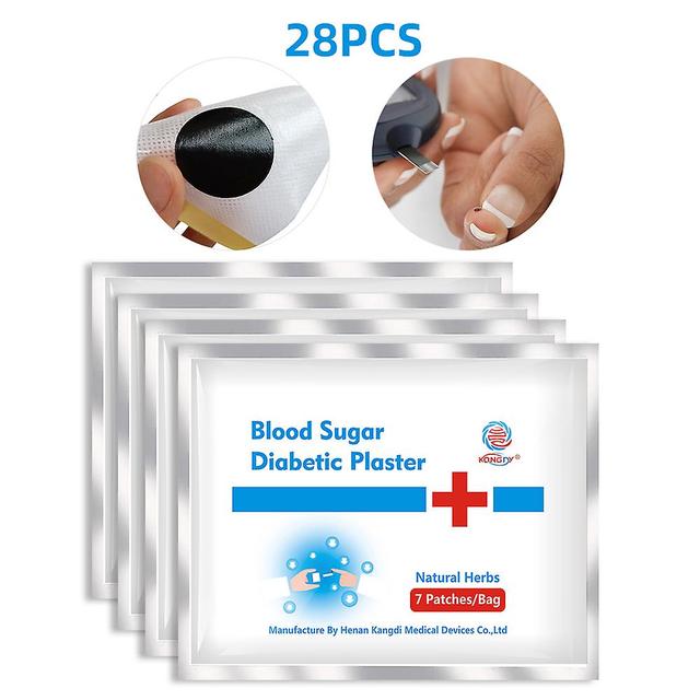 Timubike Diabetic Patch 28pcs=4bags High Blood Sugar Patch Natural Herbs Stabilizes Blood Plaster Balance Glucose Content Health on Productcaster.