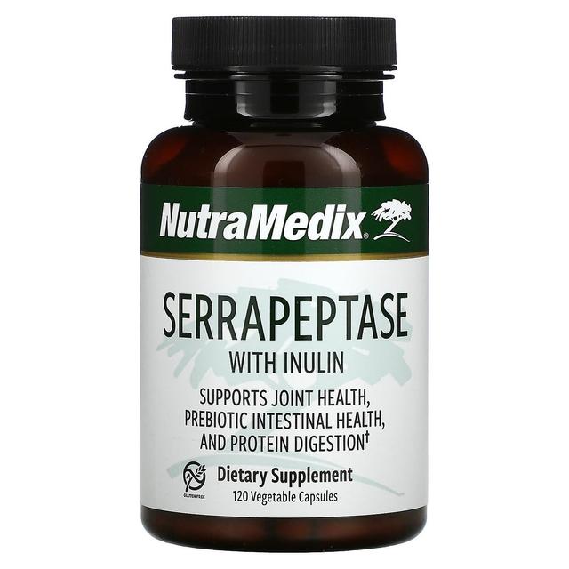 NutraMedix, serrapeptaasi ja inuliini, 120 kasvikapselia on Productcaster.