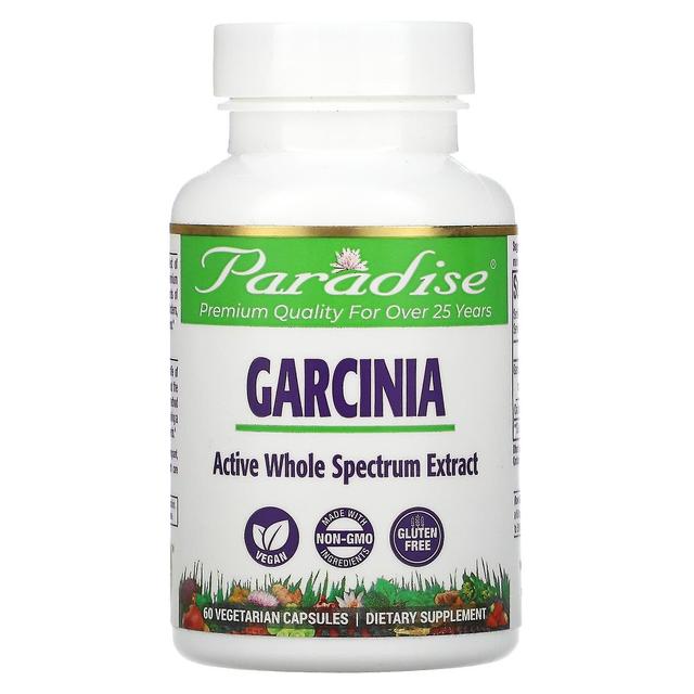 Paradise Herbs, Garcinia, 60 Vegetarian Capsules on Productcaster.