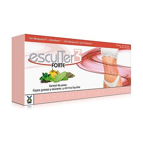 Tegor Sculptor 3 forte 40 tablets + 20 vials on Productcaster.