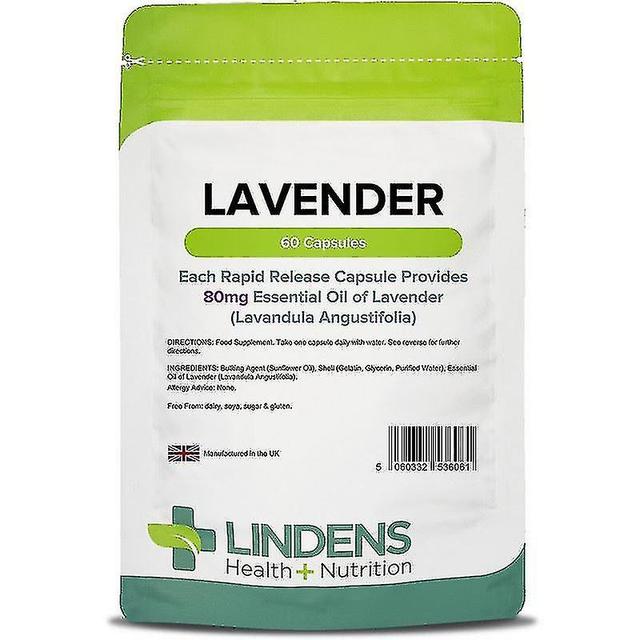 Scacv Lindens Lavender 80mg Capsules 60 on Productcaster.