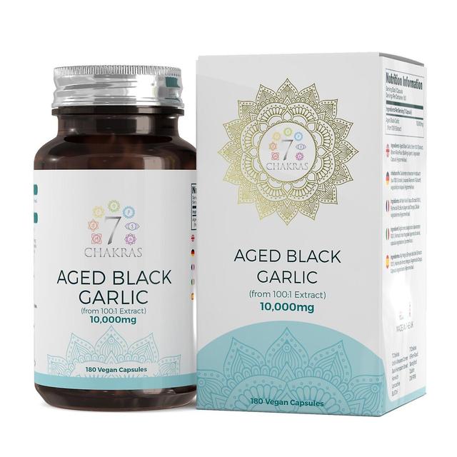 7 Chakras Aged Black Garlic (10,000mg) 180 Capsules 1 Bottle (180 Capsules) on Productcaster.