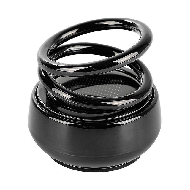 New Suspension Double Ring Office Rotating Aromatherapy Car Perfume Decoration Black on Productcaster.