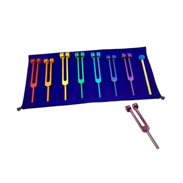 Chakra Tuning Fork Set For Healing, Sound Therapy, Maintaining Perfect Harmony Of Body, Mind And Sp[hs] As Shown on Productcaster.