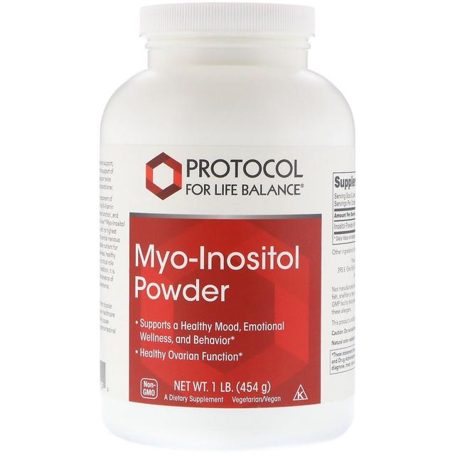 Protocol for Life Balance, Myo-Inositol Powder, 1 lb (454 g) on Productcaster.