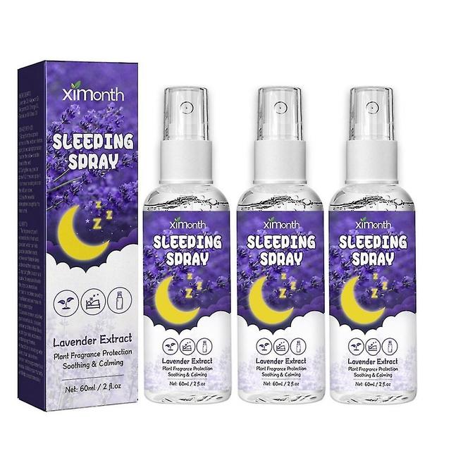 3pcs Deep Sleep Lavendel Spray Natürliche Entspannung Aroma Schlafbooster on Productcaster.