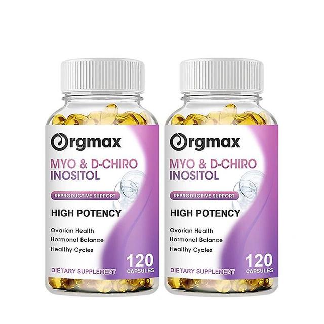 Myo-Inositol & D-Chiro Inositol Capsule with Folate Supports Ovarian Function Hormone Balance Women Fertility SupplementTIB TIB . 2 bottles 120pcs on Productcaster.