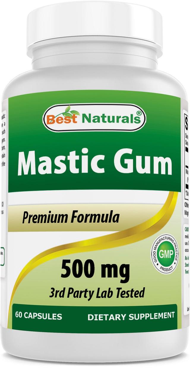 Best naturals mastic gum 500 mg 60 capsules on Productcaster.