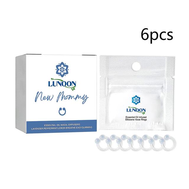 New Hot 7Pcs/Box Slimming Detoxifying Essential Oil Nose Ring, Super Slim Nasal Ring 6pcs on Productcaster.