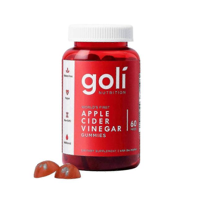 Goli Nutrition Goma de vinagre de maçã Goli, 60 ea on Productcaster.