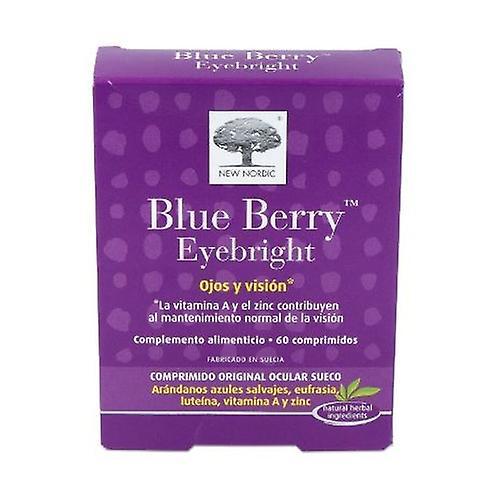 New Nordic Blueberries - eyes and vision 60 tablets on Productcaster.