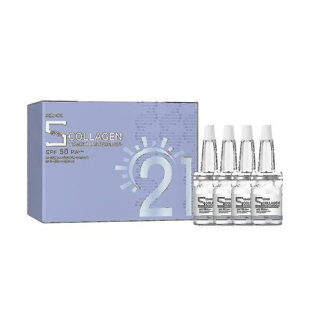 4pcs Sunscreen Collagen Sunscreen Essence 5ml 16pcs on Productcaster.