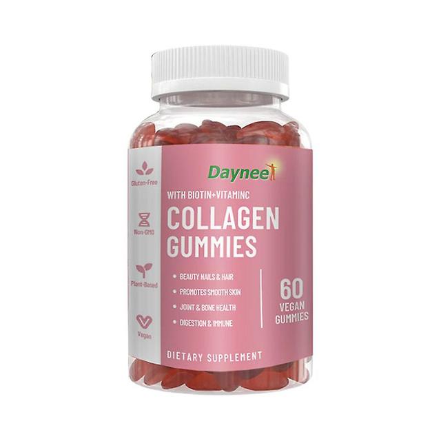 Vorallme Complex Vitamin Collagen Gummy Promotes Skin Smoothness Increases Bone Density Replenishes Lost Collagen 1 Bottle on Productcaster.