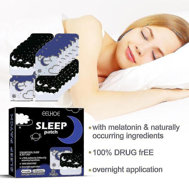 NAILAO 1/2 scatole Sleep Aid Patch Alleviare l'insonnia, irritabilità L'ansia migliora la qualità del sonno Sonno on Productcaster.